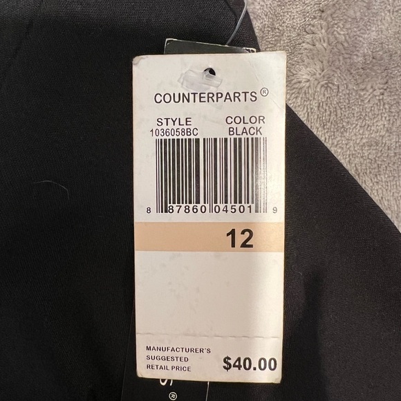 NWT Counterparts black skirt size 12 - Picture 4 of 6